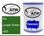 Preview: Kia, Jungle Green, JUG: 500ml Lackdose, von ATW Autoteile West.